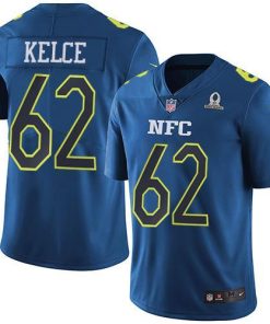 Nike Eagles #62 Jason Kelce Navy Men's Stitched NFL Limited NFC 2017 Pro Bowl Jersey
