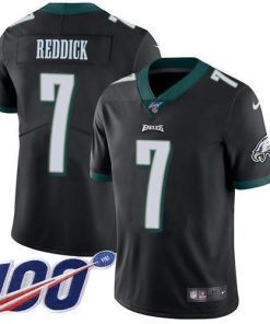 Nike Eagles #7 Haason Reddick Black Alternate Men's Stitched NFL 100th Season Vapor Untouchable Limited Jersey