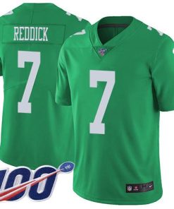 Nike Eagles #7 Haason Reddick Green Men's Stitched NFL Limited Rush 100th Season Jersey
