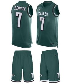Nike Eagles #7 Haason Reddick Green Team Color Men's Stitched NFL Limited Tank Top Suit Jersey