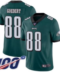 Nike Eagles #88 Dallas Goedert Midnight Green Team Color Men's Stitched NFL 100th Season Vapor Limited Jersey
