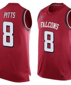 Nike Falcons #8 Kyle Pitts Red Team Color Men's Stitched NFL Limited Tank Top Jersey