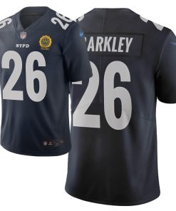 Nike Giants #26 Saquon Barkley Navy Men's Stitched NFL Limited City Edition Jersey