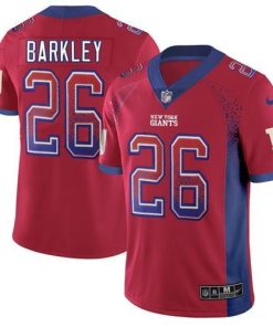Nike Giants #26 Saquon Barkley Red Alternate Men's Stitched NFL Limited Rush Drift Fashion Jersey