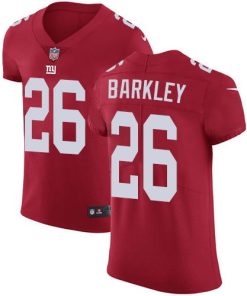 Nike Giants #26 Saquon Barkley Red Alternate Men's Stitched NFL Vapor Untouchable Elite Jersey