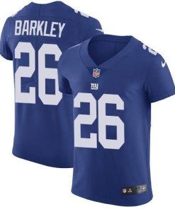 Nike Giants #26 Saquon Barkley Royal Blue Team Color Men's Stitched NFL Vapor Untouchable Elite Jersey