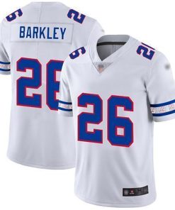 Nike Giants #26 Saquon Barkley White Men's Stitched NFL Limited Team Logo Fashion Jersey