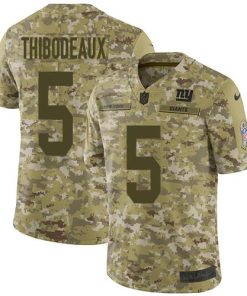 Nike Giants #5 Kayvon Thibodeaux Camo Men's Stitched NFL Limited 2018 Salute To Service Jersey