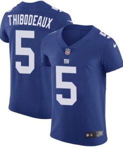 Nike Giants #5 Kayvon Thibodeaux Royal Blue Team Color Men's Stitched NFL Vapor Untouchable Elite Jersey