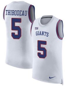 Nike Giants #5 Kayvon Thibodeaux White Men's Stitched NFL Limited Rush Tank Top Jersey