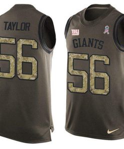 Nike Giants #56 Lawrence Taylor Green Men's Stitched NFL Limited Salute To Service Tank Top Jersey