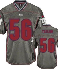 Nike Giants #56 Lawrence Taylor Grey Men's Stitched NFL Elite Vapor Jersey