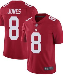Nike Giants #8 Daniel Jones Red Men's Stitched NFL Limited Inverted Legend Jersey