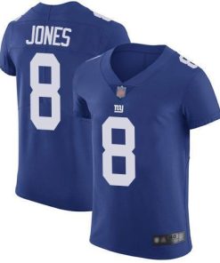 Nike Giants #8 Daniel Jones Royal Blue Team Color Men's Stitched NFL Vapor Untouchable Elite Jersey