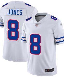 Nike Giants #8 Daniel Jones White Men's Stitched NFL Limited Team Logo Fashion Jersey