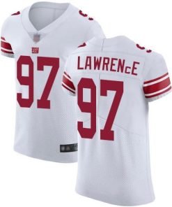 Nike Giants #97 Dexter Lawrence White Men's Stitched NFL Vapor Untouchable Elite Jersey
