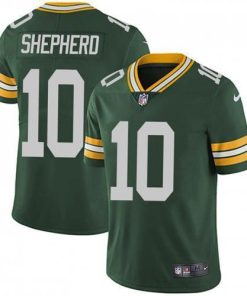Nike Green Bay Packers #10 Darrius Shepherd Green Team Color Men's Stitched NFL Vapor Untouchable Limited Jersey Men's