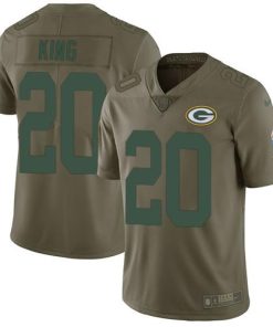 Nike Green Bay Packers #20 Kevin King Olive Men's Stitched NFL Limited 2017 Salute To Service Jersey Men's