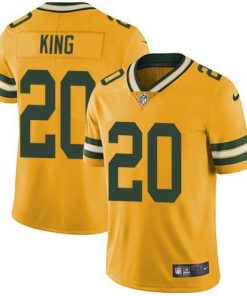 Nike Green Bay Packers #20 Kevin King Yellow Men's Stitched NFL Limited Rush Jersey Men's