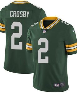 Nike Green Bay Packers #2 Mason Crosby Green Team Color Men's Stitched NFL Vapor Untouchable Limited Jersey Men's