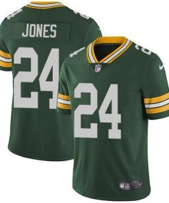 Nike Green Bay Packers #24 Josh Jones Green Team Color Men's Stitched NFL Vapor Untouchable Limited Jersey Men's