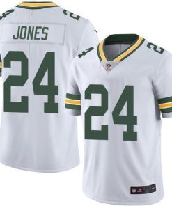 Nike Green Bay Packers #24 Josh Jones White Men's Stitched NFL Vapor Untouchable Limited Jersey Men's