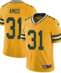 Nike Green Bay Packers #31 Adrian Amos Yellow Men's Stitched NFL Limited Rush Jersey Men's