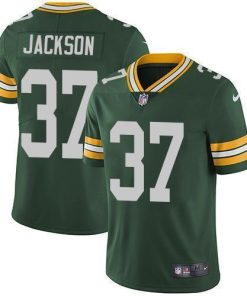 Nike Green Bay Packers #37 Josh Jackson Green Team Color Men's Stitched NFL Vapor Untouchable Limited Jersey Men's