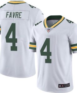 Nike Green Bay Packers #4 Brett Favre White Men's Stitched NFL Vapor Untouchable Limited Jersey Men's