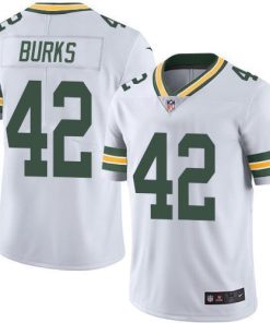 Nike Green Bay Packers #42 Oren Burks White Men's Stitched NFL Vapor Untouchable Limited Jersey Men's