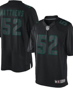 Nike Green Bay Packers #52 Clay Matthews Black Men's Stitched NFL Impact Limited Jersey Men's