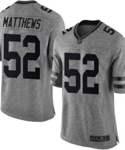 Nike Green Bay Packers #52 Clay Matthews Gray Men's Stitched NFL Limited Gridiron Gray Jersey Men's