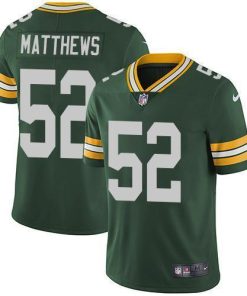 Nike Green Bay Packers #52 Clay Matthews Green Team Color Men's Stitched NFL Vapor Untouchable Limited Jersey Men's