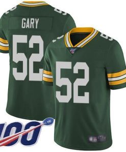 Nike Green Bay Packers #52 Rashan Gary Green Team Color Men's Stitched NFL 100th Season Vapor Limited Jersey Men's