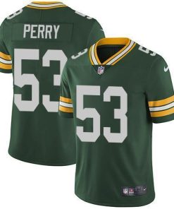 Nike Green Bay Packers #53 Nick Perry Green Team Color Men's Stitched NFL Vapor Untouchable Limited Jersey Men's