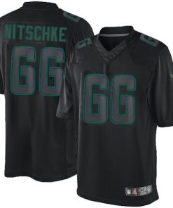 Nike Green Bay Packers #66 Ray Nitschke Black Men's Stitched NFL Impact Limited Jersey Men's