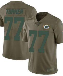Nike Green Bay Packers #77 Billy Turner Olive Men's Stitched NFL Limited 2017 Salute To Service Jersey Men's