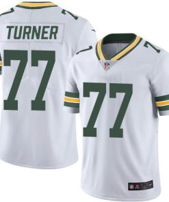 Nike Green Bay Packers #77 Billy Turner White Men's Stitched NFL Vapor Untouchable Limited Jersey Men's