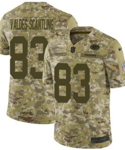 Nike Green Bay Packers #83 Marquez Valdes-Scantling Camo Men's Stitched NFL Limited 2018 Salute To Service Jersey Men's