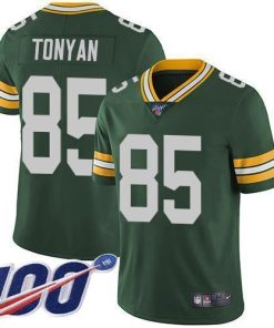Nike Green Bay Packers #85 Robert Tonyan Green Team Color Men's Stitched NFL 100th Season Vapor Untouchable Limited Jersey Men's