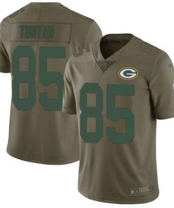 Nike Green Bay Packers #85 Robert Tonyan Olive Men's Stitched NFL Limited 2017 Salute To Service Jersey Men's