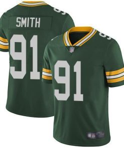 Nike Green Bay Packers #91 Preston Smith Green Team Color Men's Stitched NFL Vapor Untouchable Limited Jersey Men's