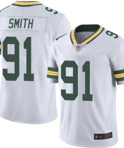 Nike Green Bay Packers #91 Preston Smith White Men's Stitched NFL Vapor Untouchable Limited Jersey Men's