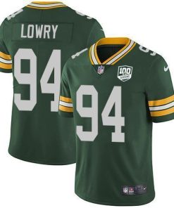 Nike Green Bay Packers #94 Dean Lowry Green Team Color Men's 100th Season Stitched NFL Vapor Untouchable Limited Jersey Men's