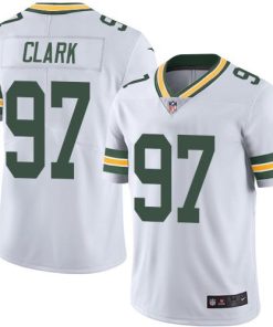 Nike Green Bay Packers #97 Kenny Clark White Men's Stitched NFL Vapor Untouchable Limited Jersey Men's