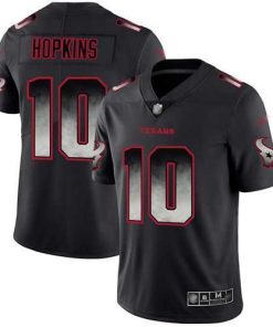 Nike Houston Texans #10 DeAndre Hopkins Black Men's Stitched NFL Vapor Untouchable Limited Smoke Fashion Jersey Men's
