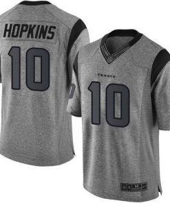 Nike Houston Texans #10 DeAndre Hopkins Gray Men's Stitched NFL Limited Gridiron Gray Jersey Men's
