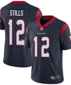 Nike Houston Texans #12 Kenny Stills Navy Blue Team Color Men's Stitched NFL Vapor Untouchable Limited Jersey Men's