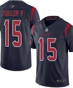 Nike Houston Texans #15 Will Fuller V Navy Blue Men's Stitched NFL Limited Rush Jersey Men's