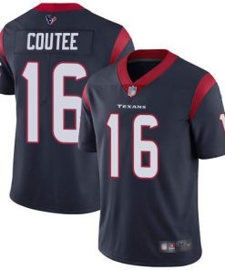 Nike Houston Texans #16 Keke Coutee Navy Blue Team Color Men's Stitched NFL Vapor Untouchable Limited Jersey Men's